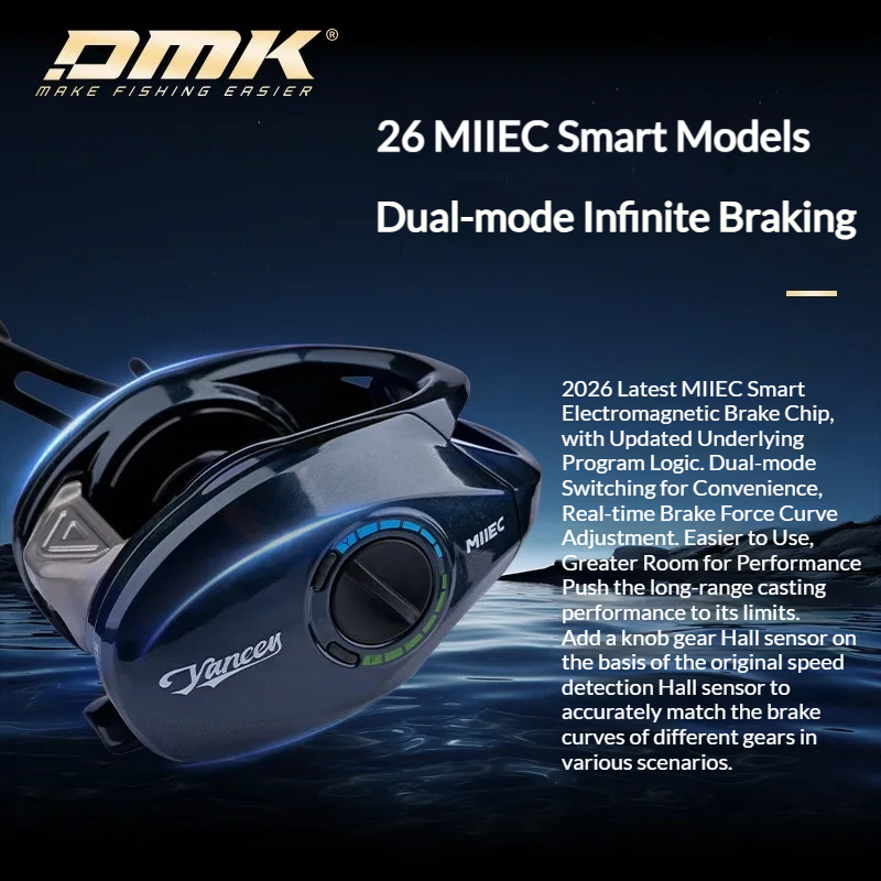 Dmk Baitcasting Reel Miiec Sma - đánh giá và giá Trolling Reel