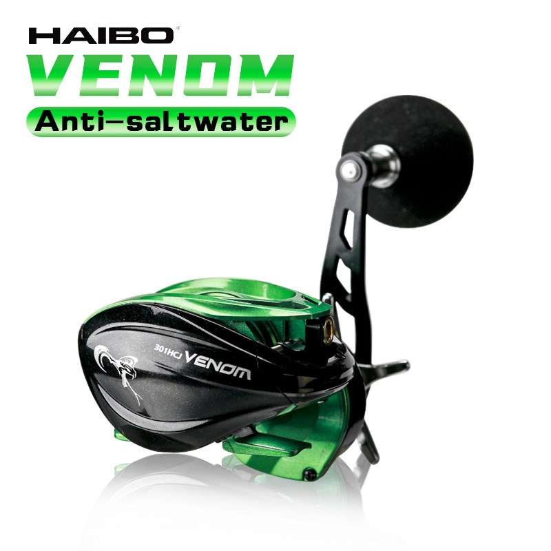 Máy câu cá HAIBO VENOM chống n - đánh giá và giá Reel Oil
