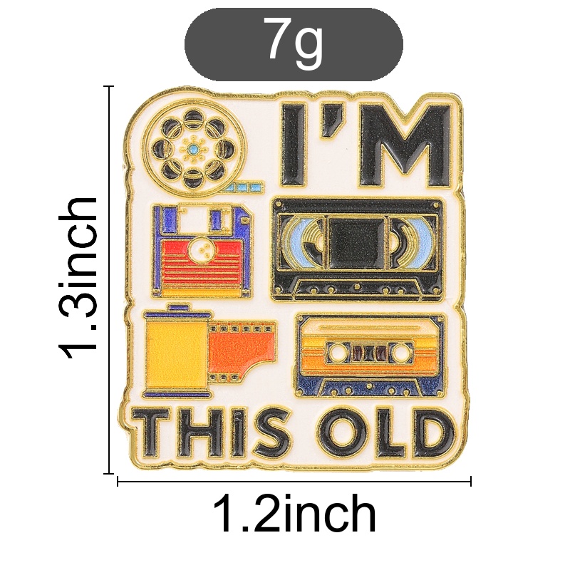 I'm This Old Badge Cartoon Ret - đánh giá và giá Reel Bag