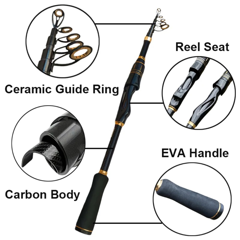 Telescopic Baitcasting Fishing - đánh giá và giá Spincast Reel